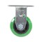 Vestil Polyurethane Rigid Caster 4 In. Diameter x 2 In. Width 700 Lb. Capacity Green/Black CST-F34-4X2DT-R - alternate 4